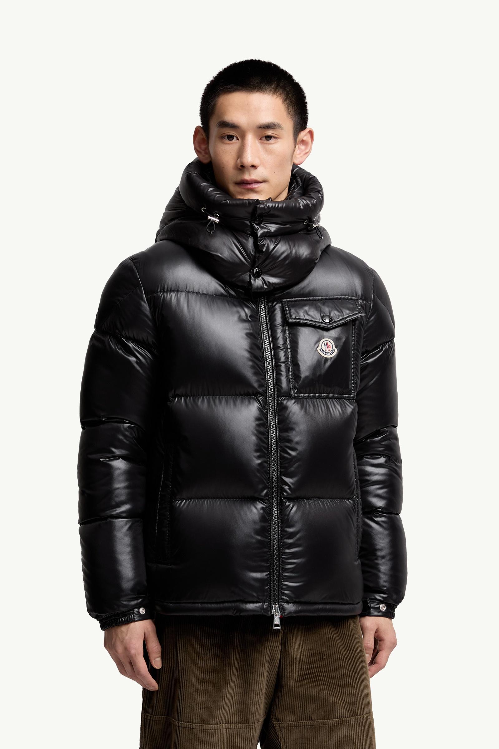Black Montbeliard Hooded Short Down Jacket - Short Down Jackets