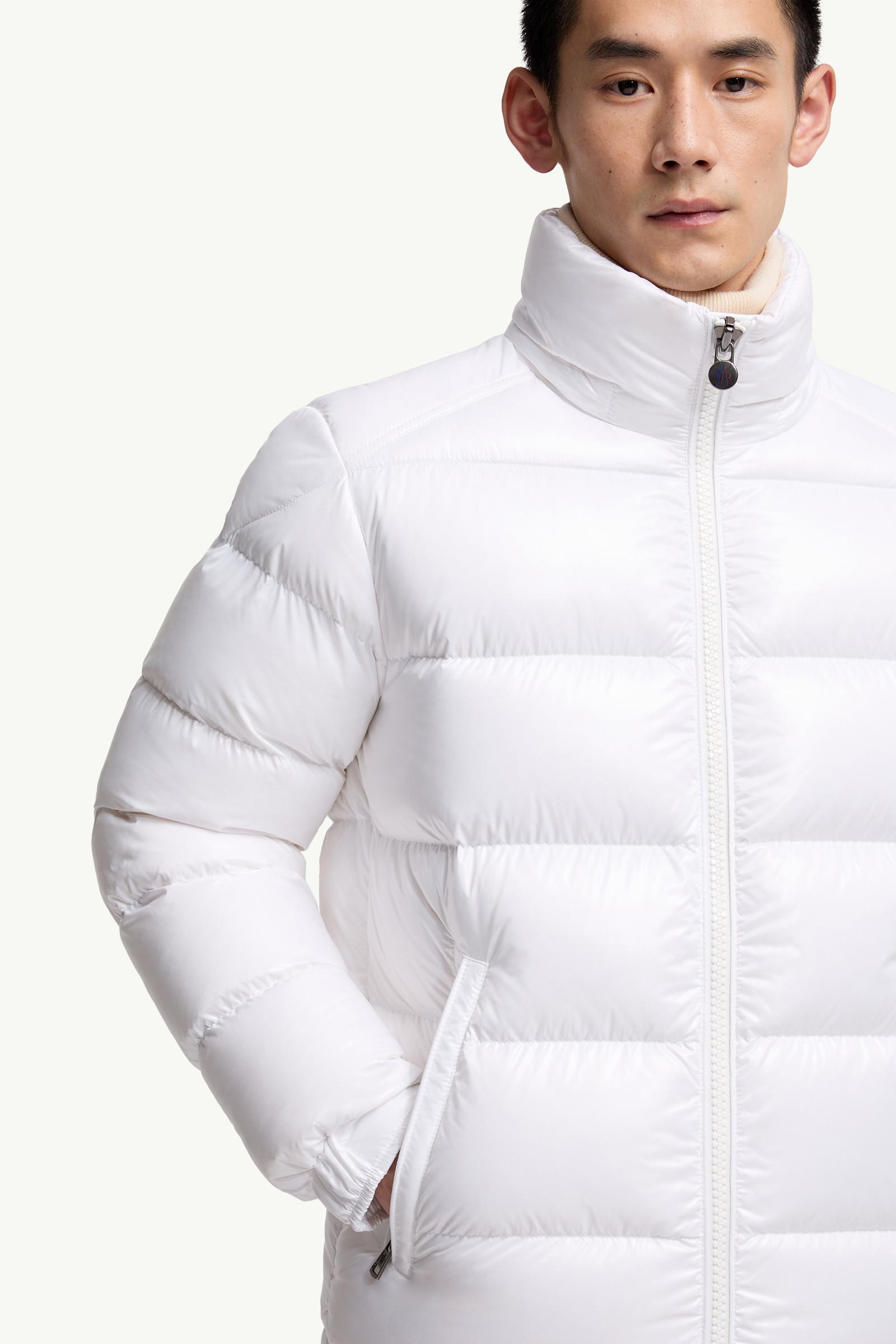 ホワイト Moncler Mayaショートダウンジャケット : ショートダウン
