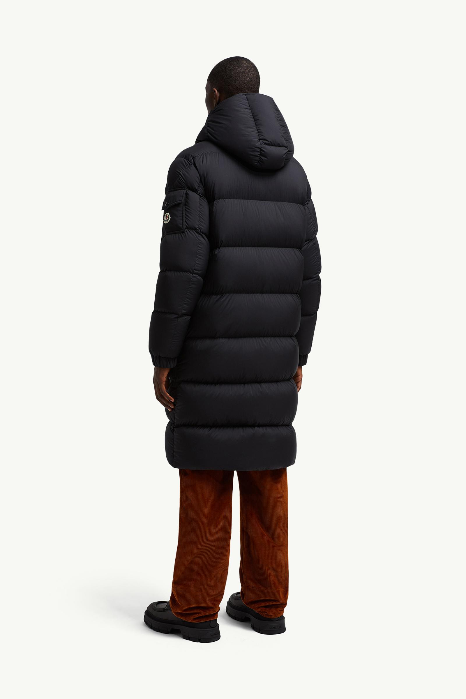 Black Hanoverian Hooded Long Down Jacket - Long Down Jackets for