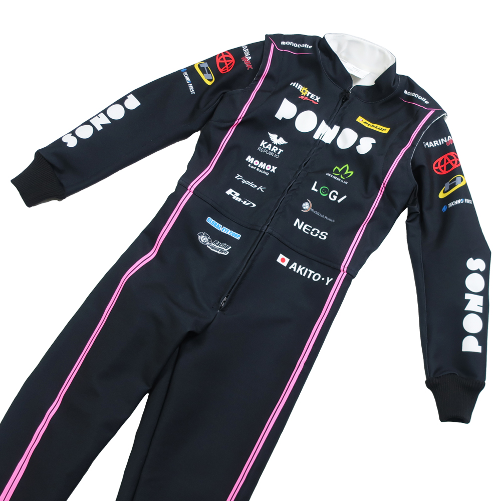 monocolle Marina Racing kart suit UNIK PONOS HIROTEX RACING A.YOKOYAMA