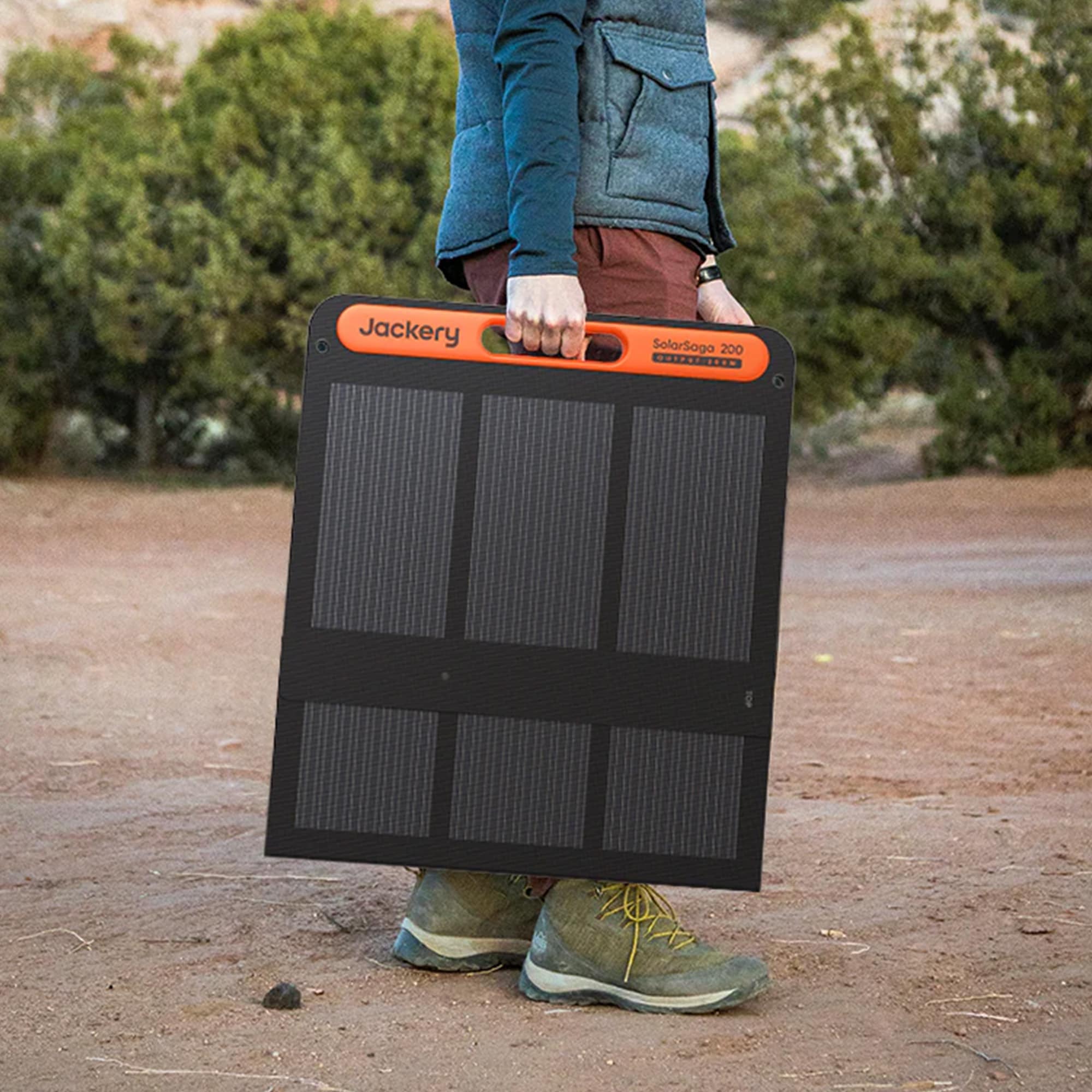 Jackery SolarSaga 200W Solar Panel 91.3-in x 21.2-in x 1-in 200