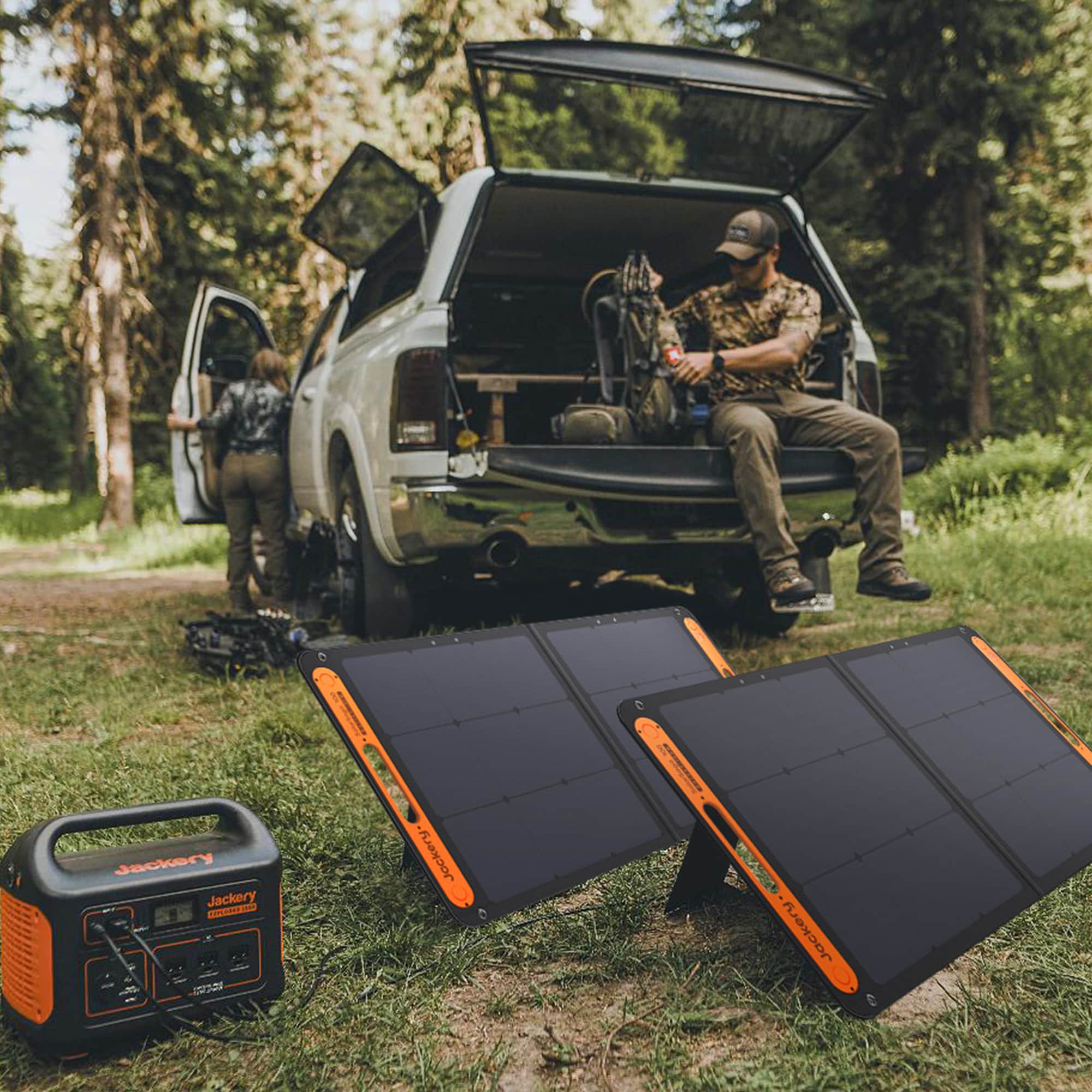 Jackery SolarSaga 100W Solar Panel 24-in x 21-in x 1-in 100-Watt