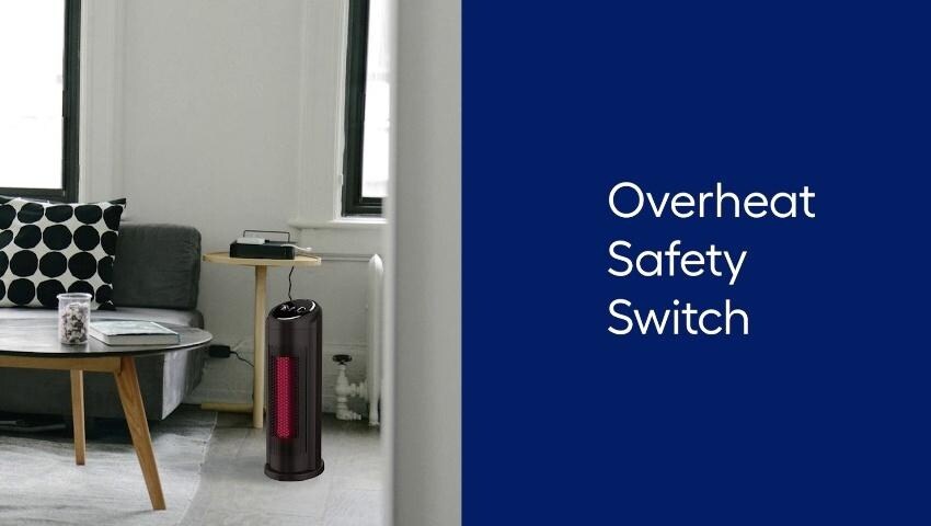 Lifesmart Up to 1500-Watt Infrared Tower Indoor Electric Space