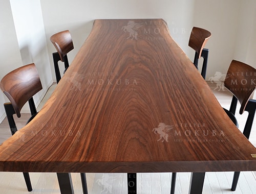 ダイニングテーブルxウォールナット【東京都中央区】ウォールナット一