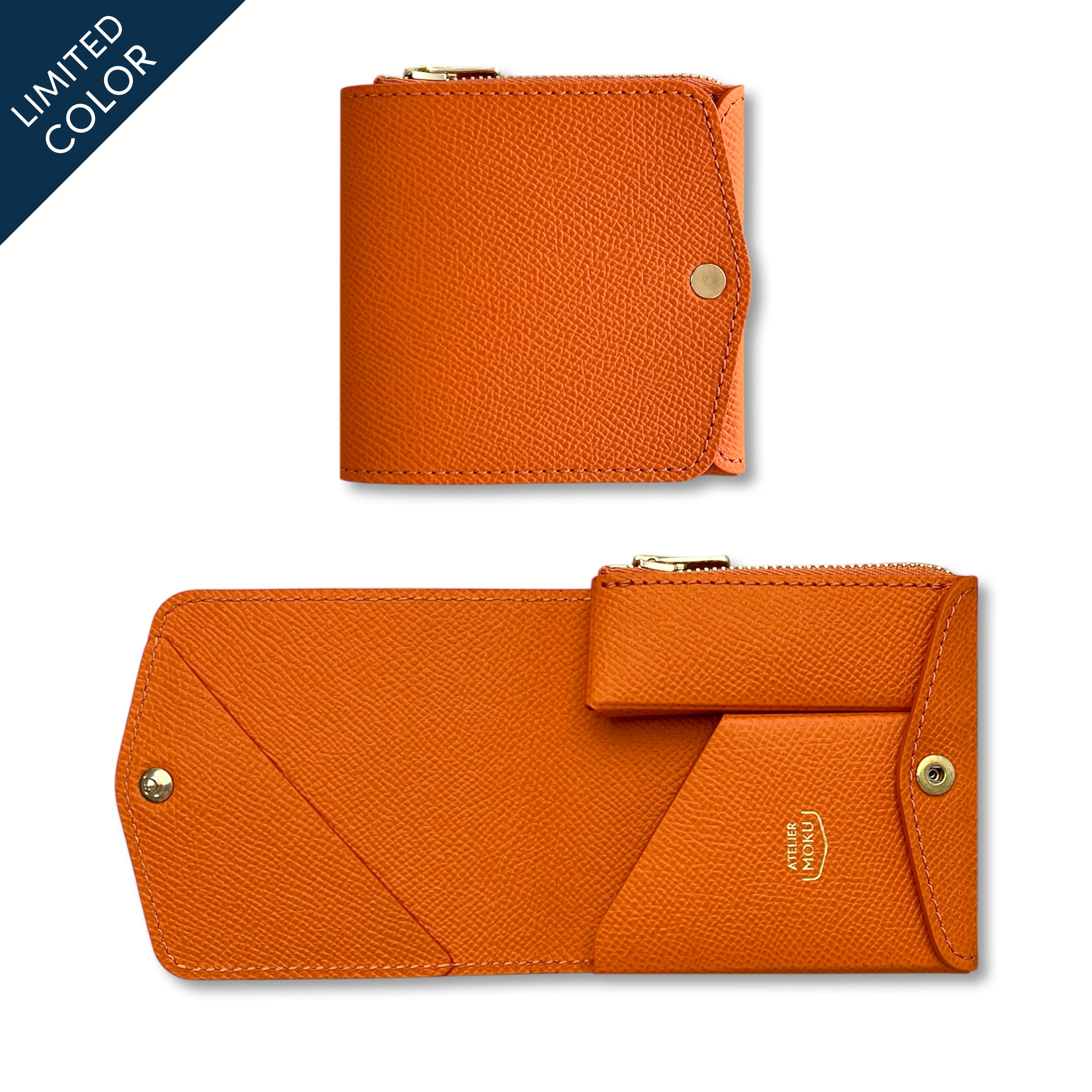 薄い財布 メンズ・レディース/小さく薄い財布SAKU ver.3 Plus VeauEpsom