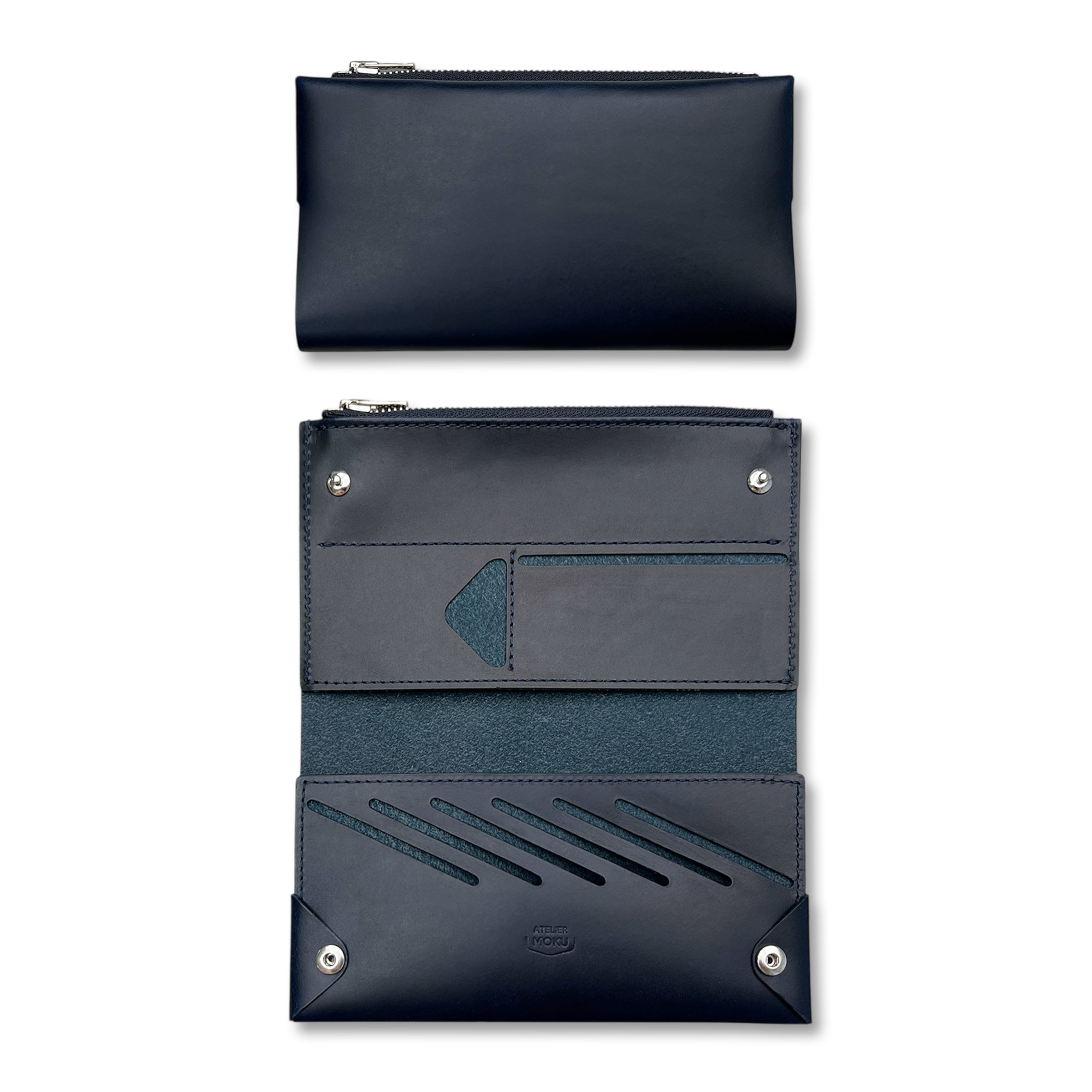 薄い財布 メンズ・レディース/小さく薄い長財布UNO ver.2 Buttero