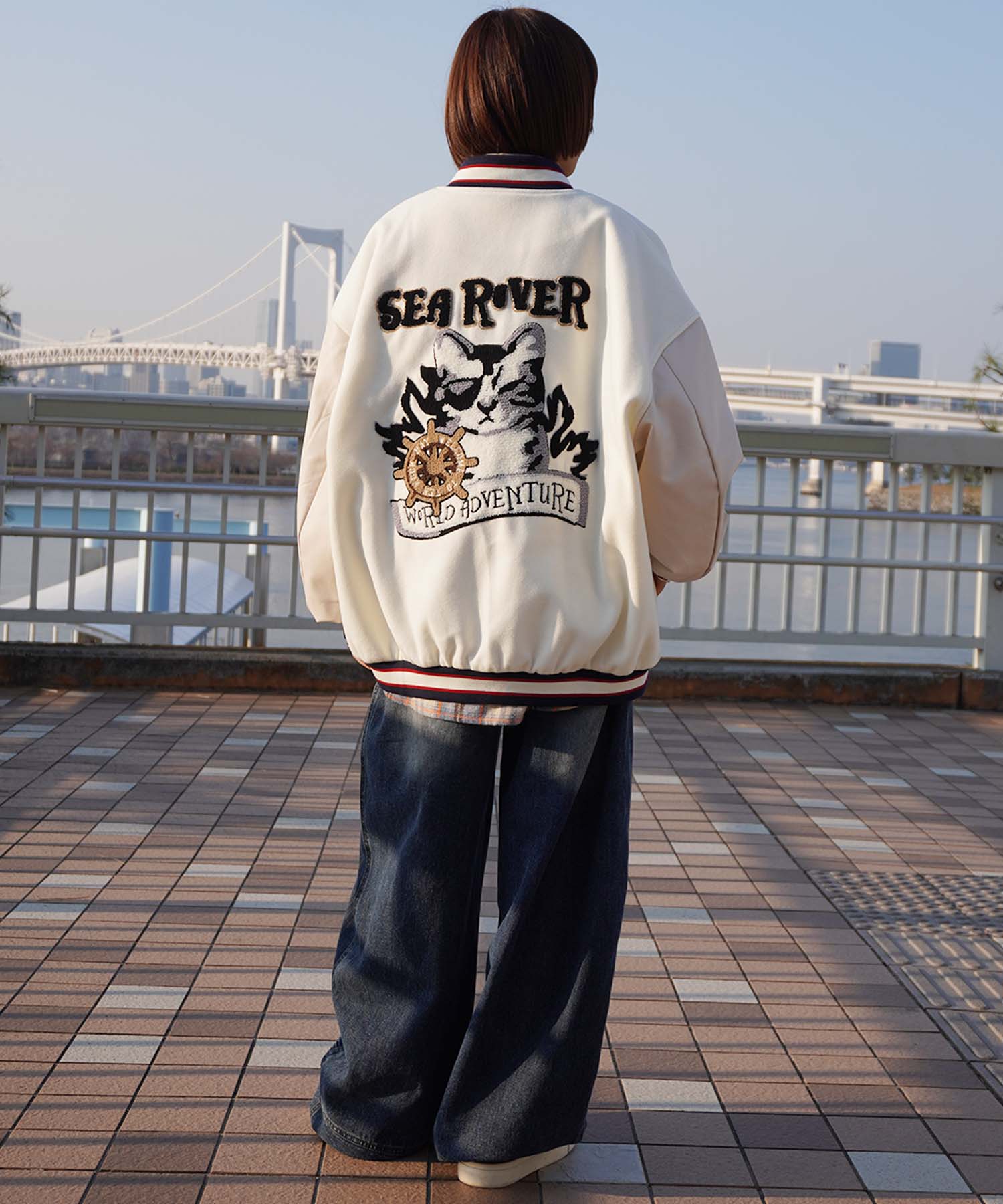 HOOK -original- サガラ刺繍ワッペンスタジャン – 《公式》moremore