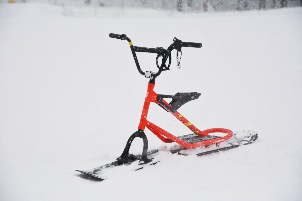 スノースクート編】スキー場でできるバイク遊び？スノースクート