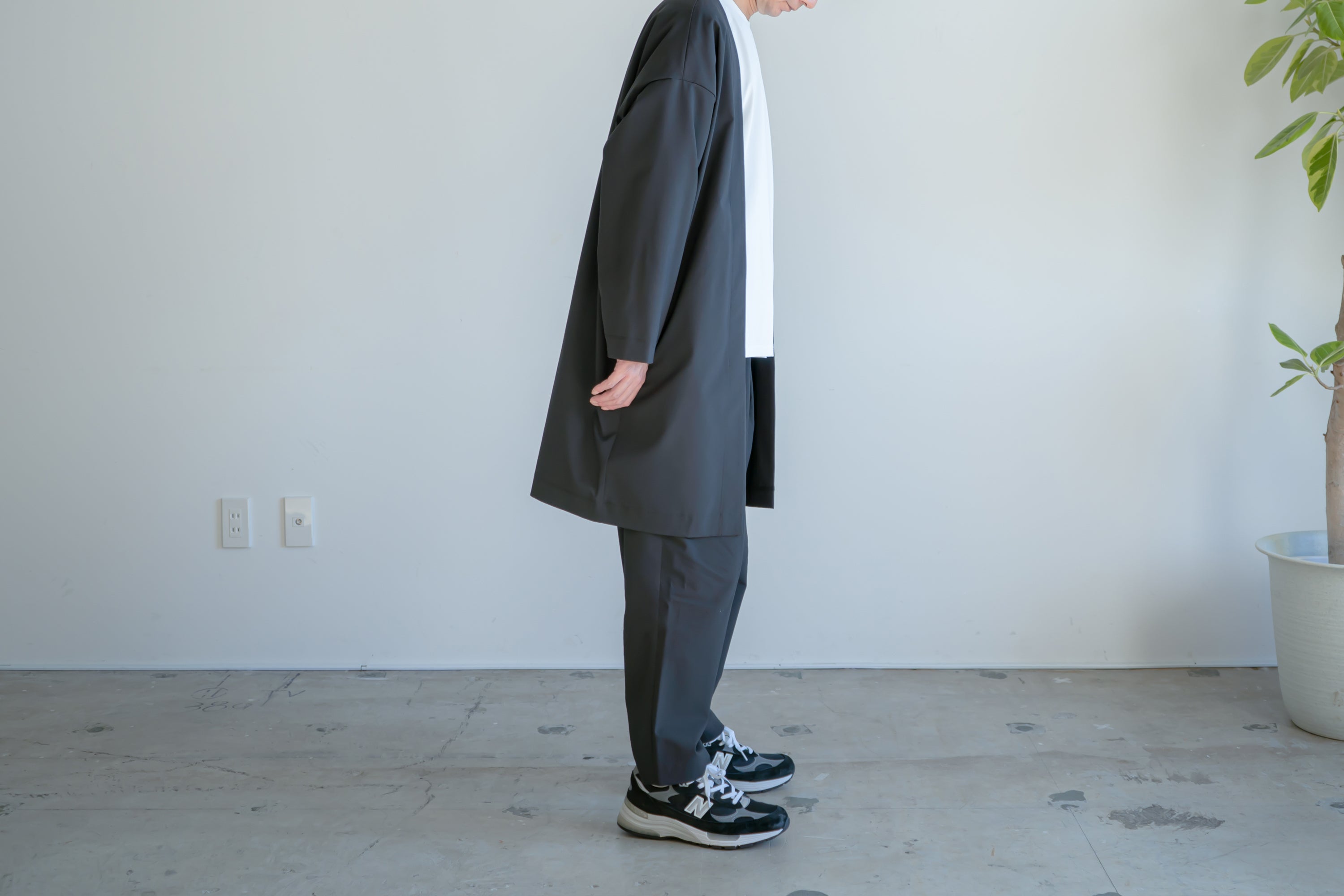 Minimalist HAORI (Long) / Black