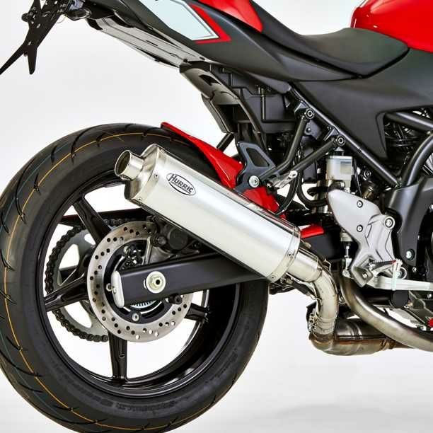 HURRIC スリップオンマフラー Supersport ブラック SUZUKI SV650 / SV650X