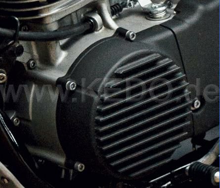 KEDO ケドー ジェネレーターカバー ブラック SR400/500 94-08 SR400FI