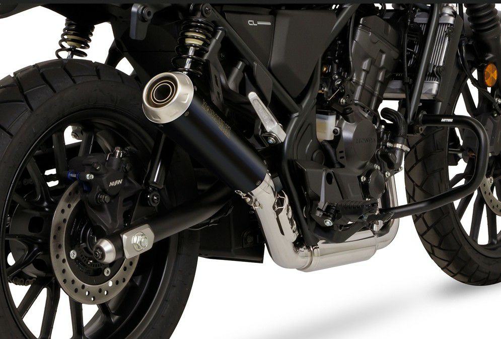 ホンダ CL250 フルエキゾーストマフラー SHORT MEGAPHONE BP-χ