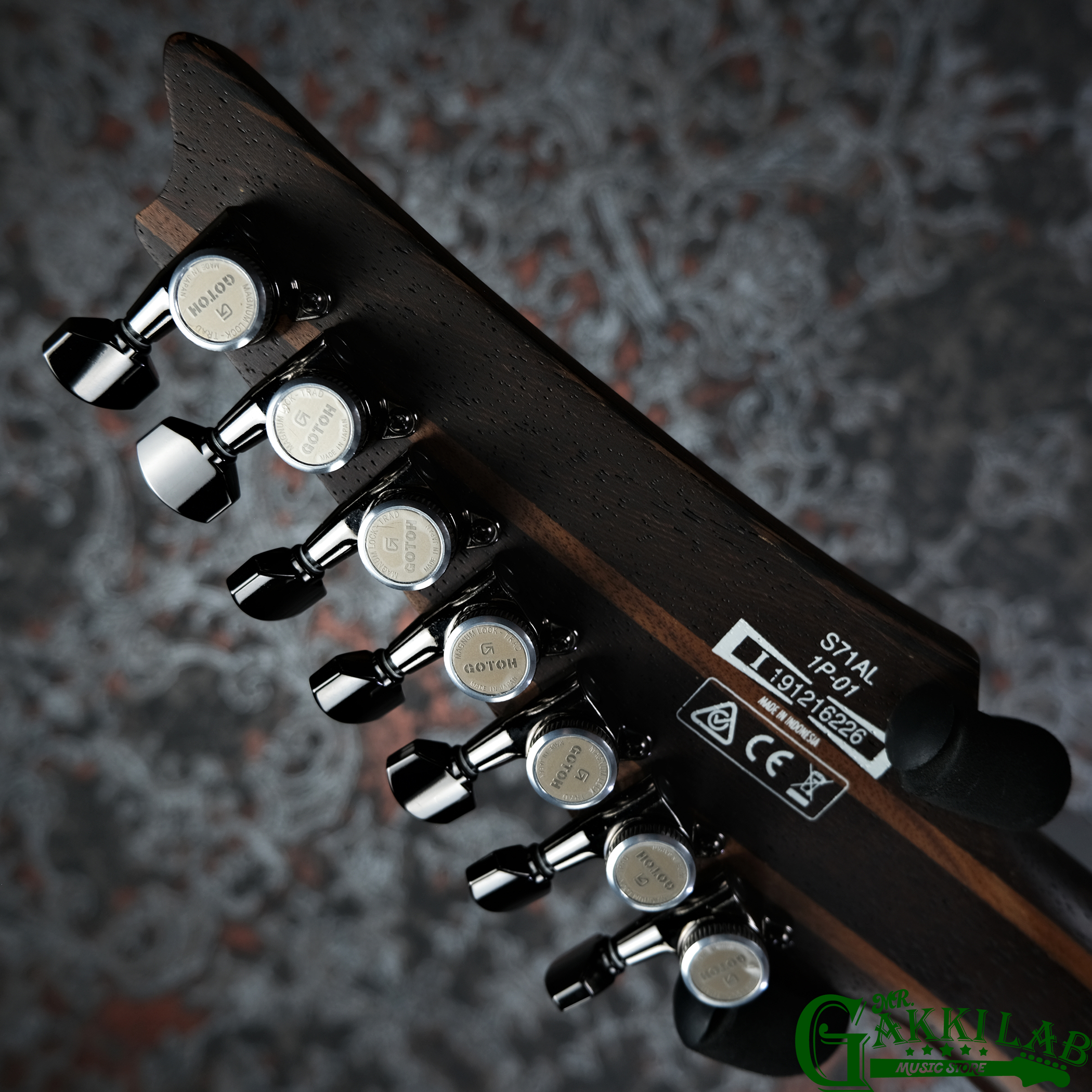 Ibanez Axion Label S71AL-BML (Black Mirage Gradation Low Gloss