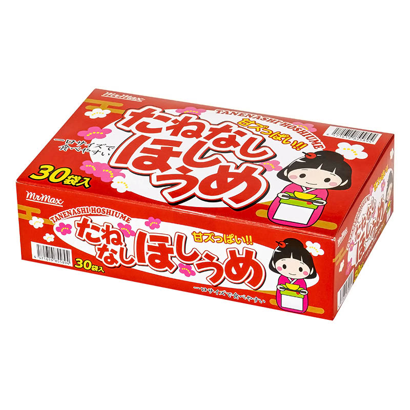 たねなしほしうめ 1箱（30袋入） ｜ ミスターマックスオンラインストア