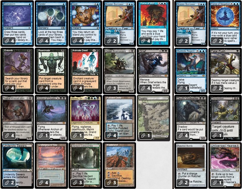 2024/05/25 日本レガシー選手権・春 TOP16 Decklist【BIGWEB | MTG