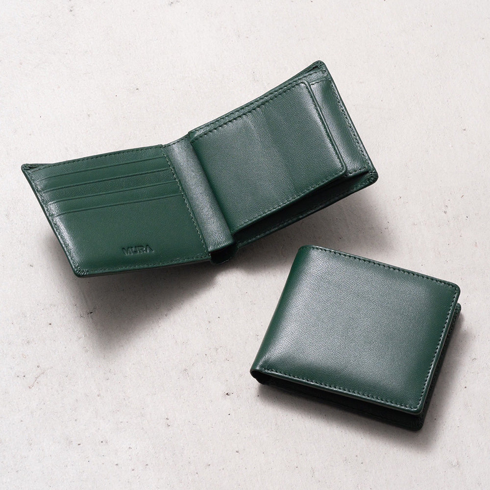 MURA ゴートレザー スキミング防止機能付き 二つ折り財布 – MURA-ムラ