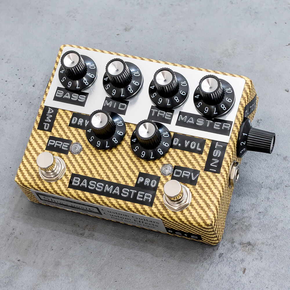 Shin's Music Bass Master Preamp Pro Natural Tweed / Num. Knob