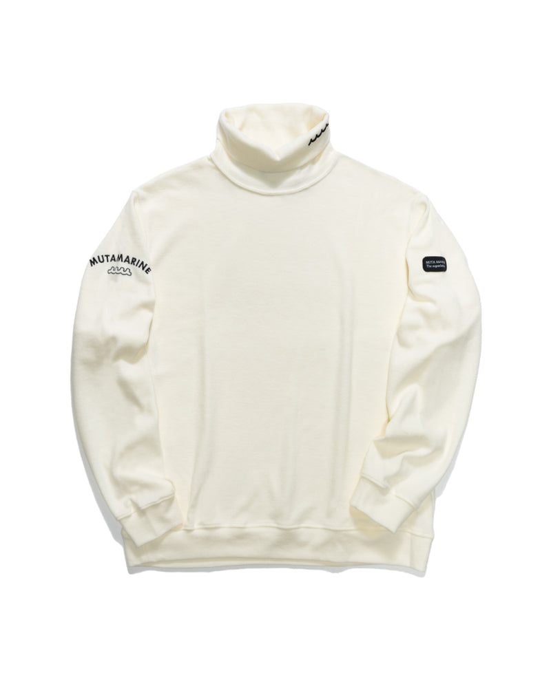 muta☆ライトニット モックネックプルオーバー☆XL ライトニット