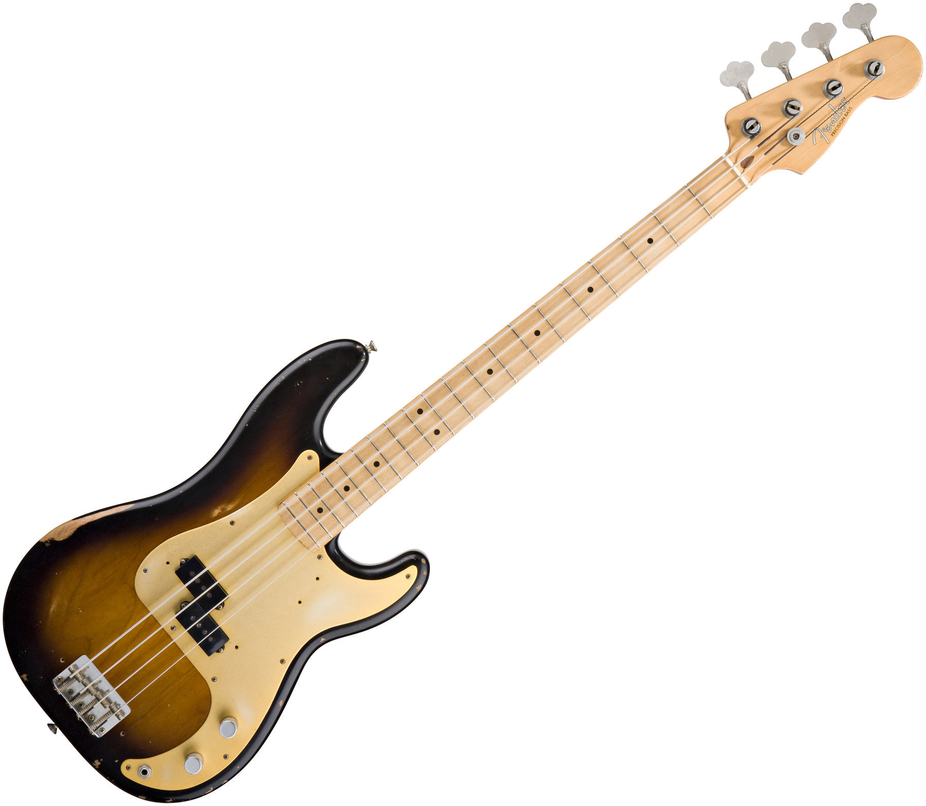 Fender Road Worn 50s Precision Bass MN 2-Color Sunburst - Muziker