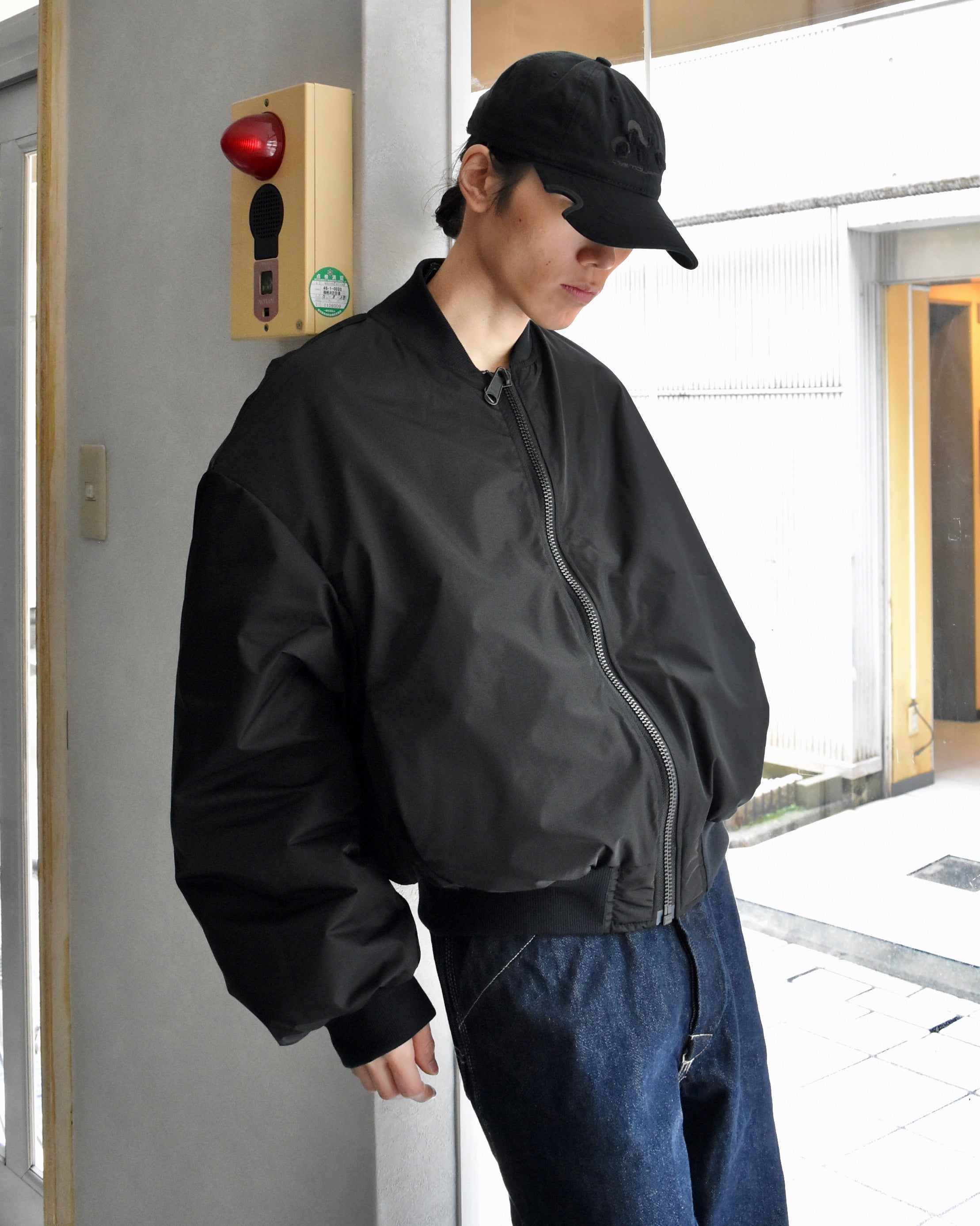 RYAW / HIDDEN BOMBER JACKET - Black – my brain is only a receiver