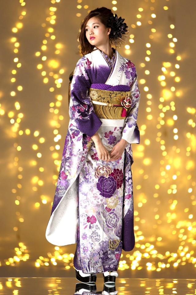 biwa桜 | 近江八幡店 | Princess Furisodeの振袖 /紫色/グラマラス/花
