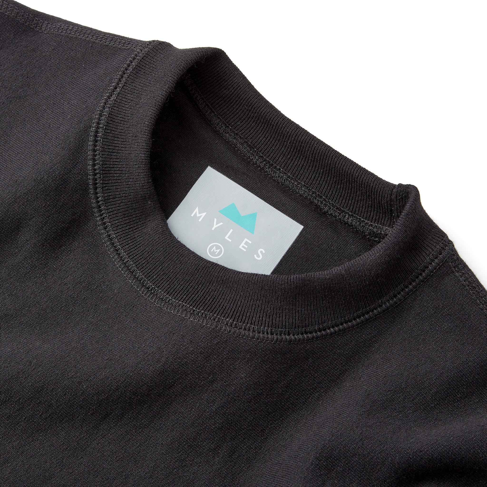 Skyline Heavyweight Fleece Crewneck Sweatshirt in Black I Men's