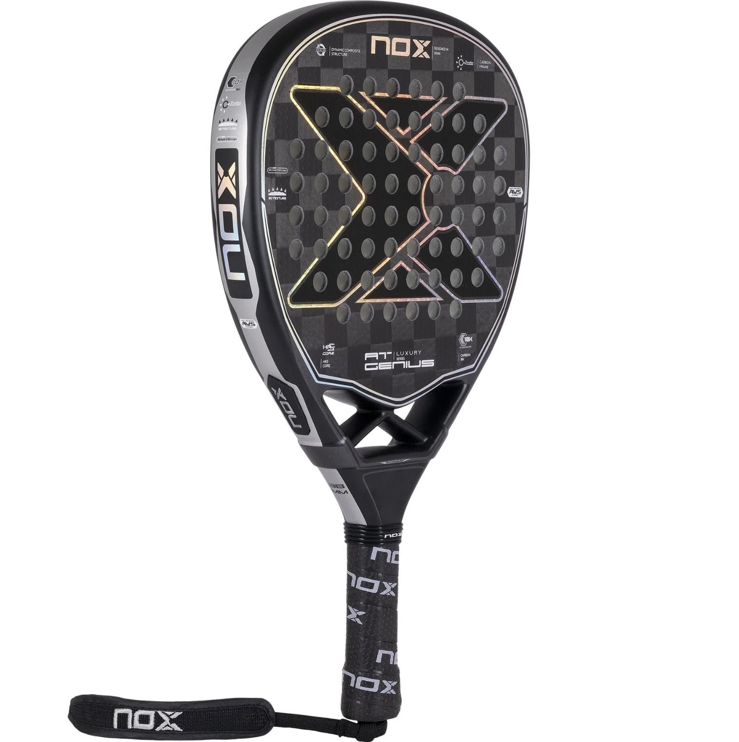 Nox AT Luxury Genius Attack 18K 2023 Padel Racket – Mypadellife.com