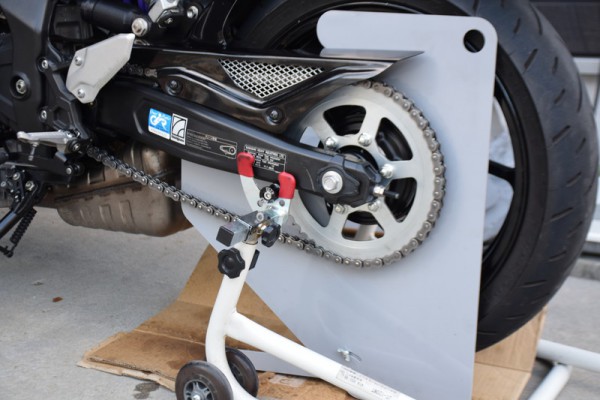 ZX-25R用チェーン洗浄の保護プレート『チェンシコプレート』レビュー