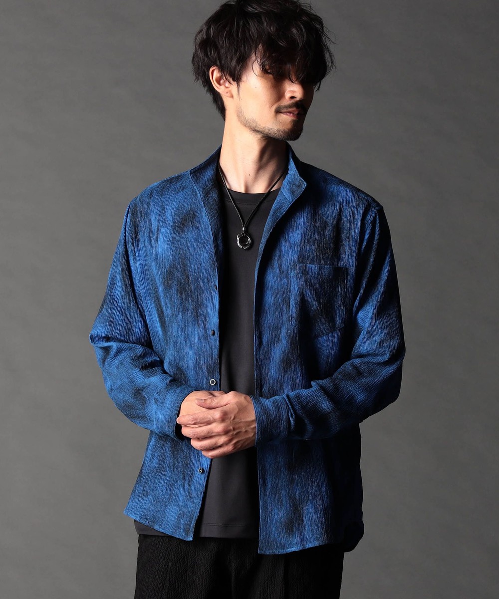 ハイテンションショートスタンドカラーシャツ｜長袖｜ニコル公式通販