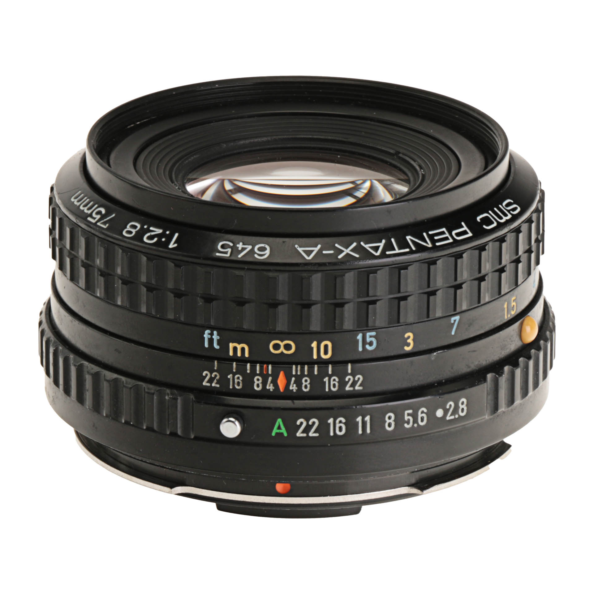 Pentax 645 75mm F2.8 SMC Medium Format Manual Focus Standard Lens