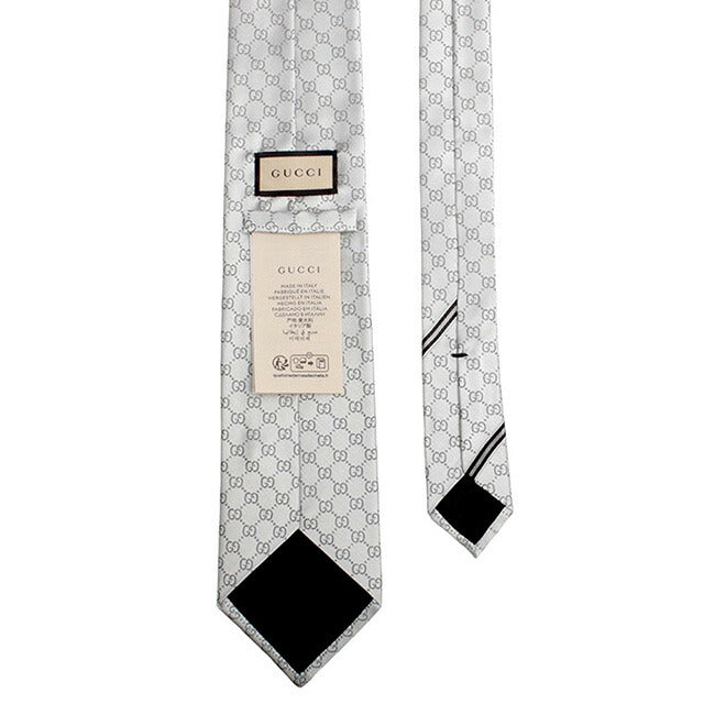 グッチ GUCCI ネクタイ 456520-4B002-1962 メンズ ライトグレー