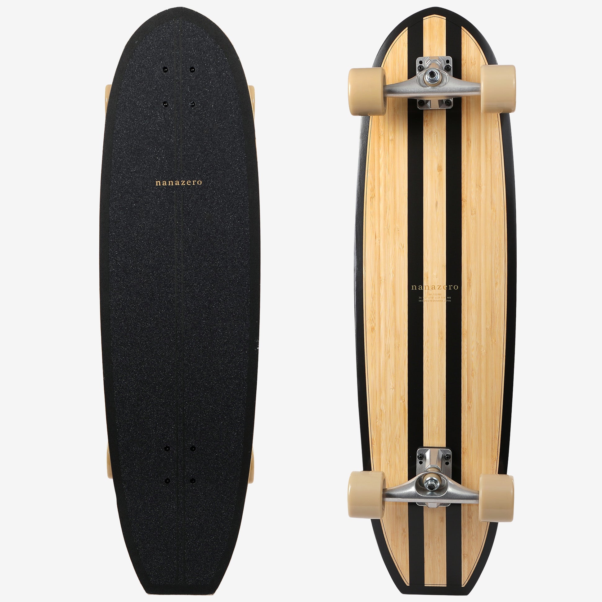 nanazero公式】Bamboo サーフスケート 36 1/2