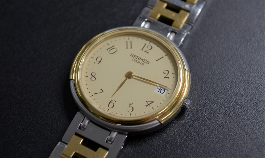 エルメスの腕時計 止まった時計を放置するとどのようになってしまう