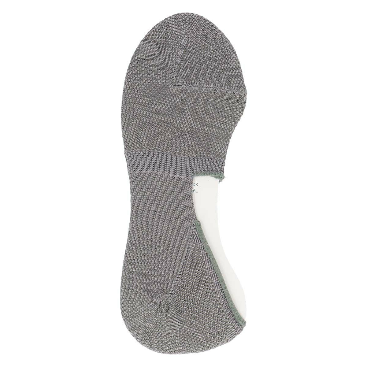 NAIGAI STYLE フットカバー 鹿の子編み 浅履き かかと滑り止め付き