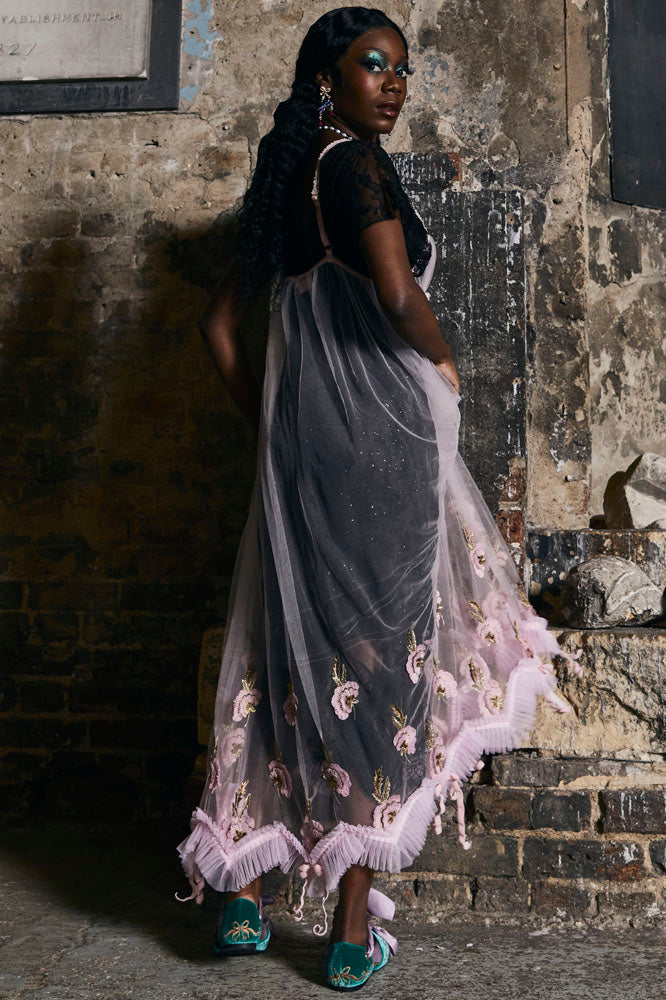 Leonie Tulle Over-Dress in Pink - Made To Order – Natalia Petruch