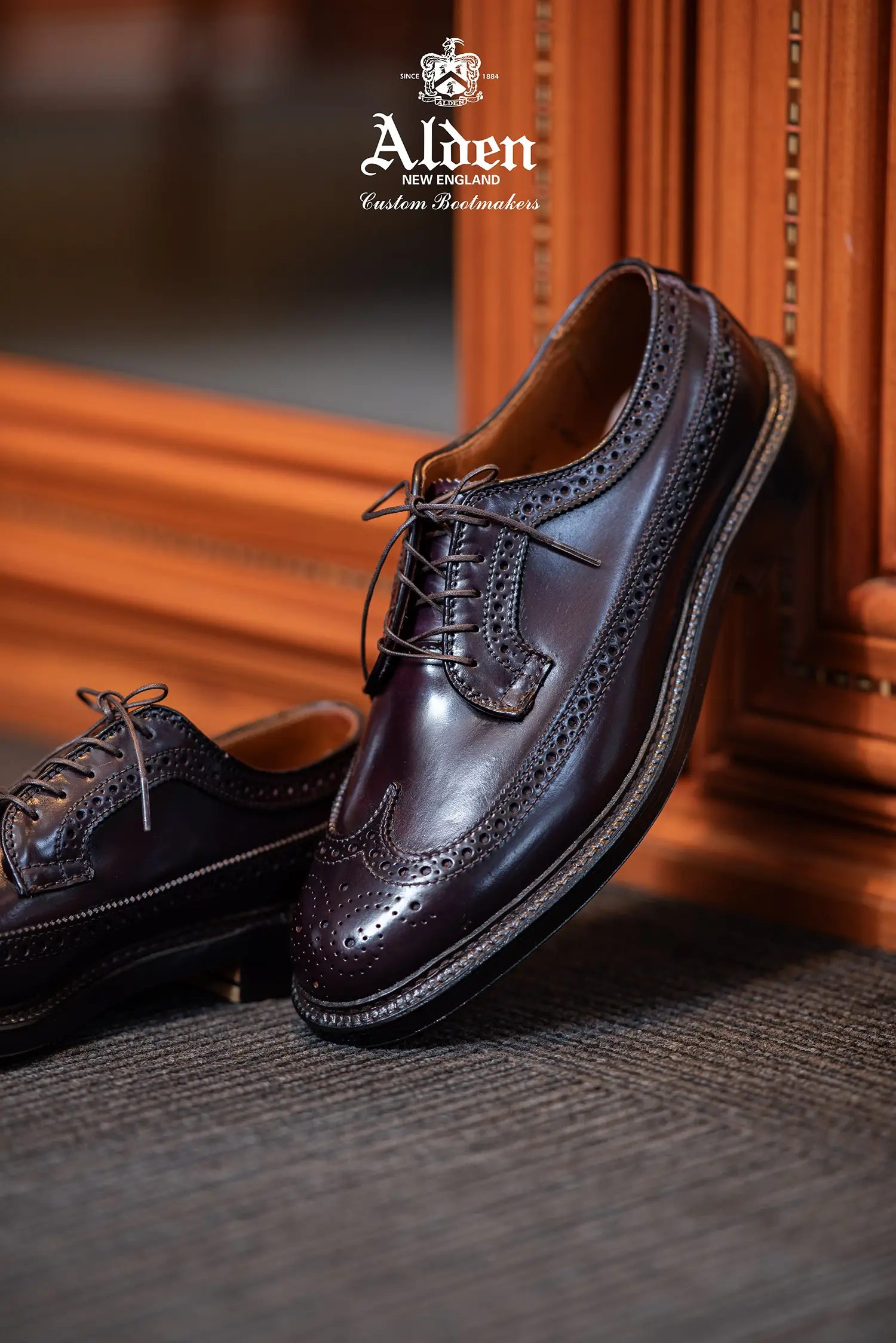 究極のロングウイングチップ】オールデン 975 コードバン-Natoriya