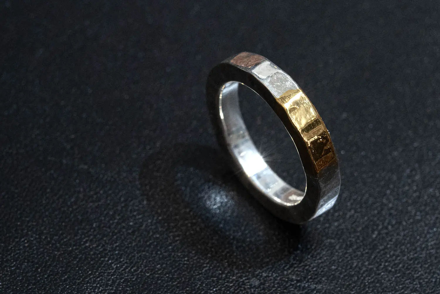 MOTO RT-05 月と太陽 リング (K24＆999SV) 指輪