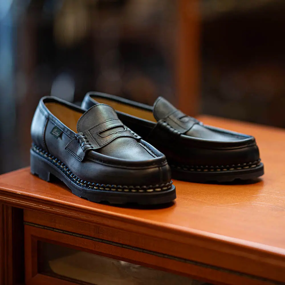 靴 paraboot ORSAY/GRIFF NOIR/VISON レディースフレンチローファー