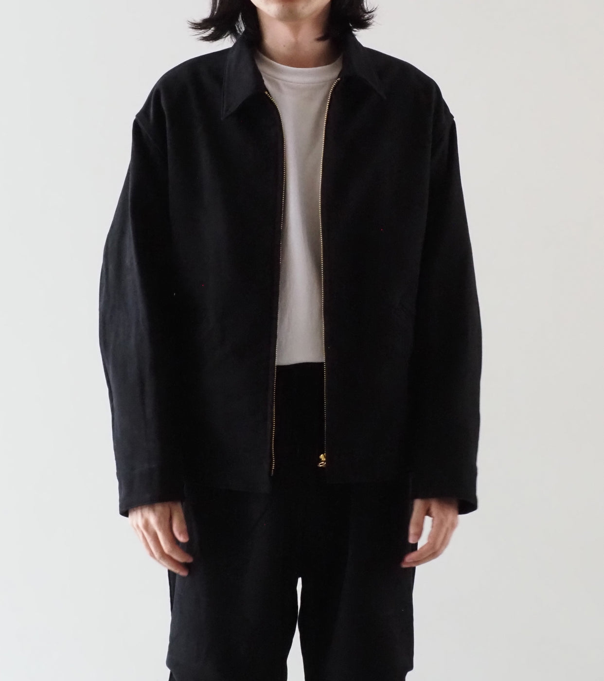 COMOLI 25AW モールスキンジップショートジャケット サイズ3 COMOLI