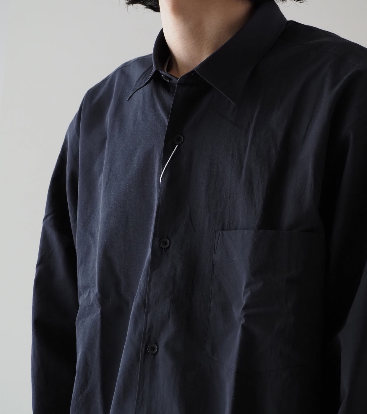 COMOLI コモリシャツ, Navy – Navyblue