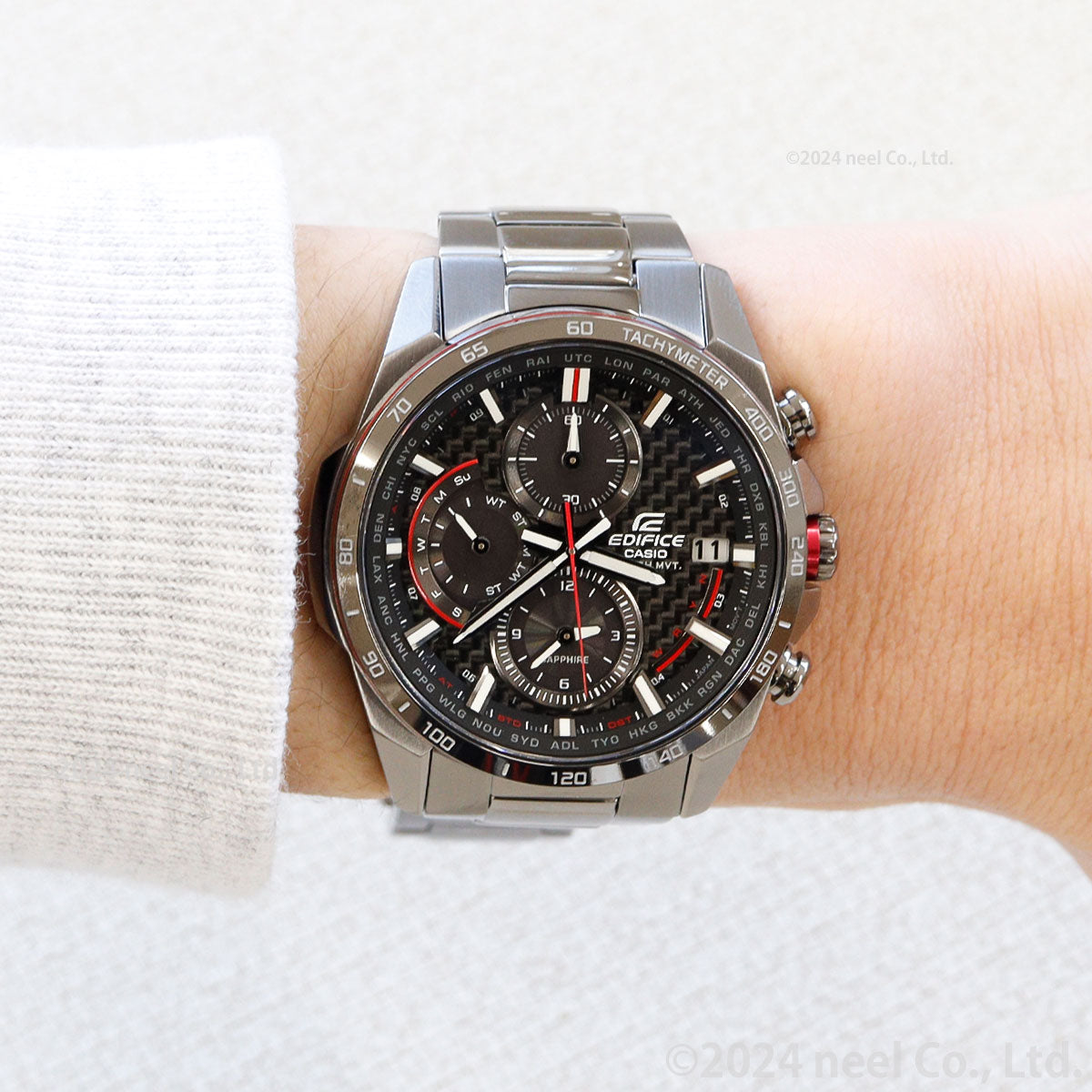 カシオ エディフィス CASIO EDIFICE 電波 ソーラー 電波時計 腕時計