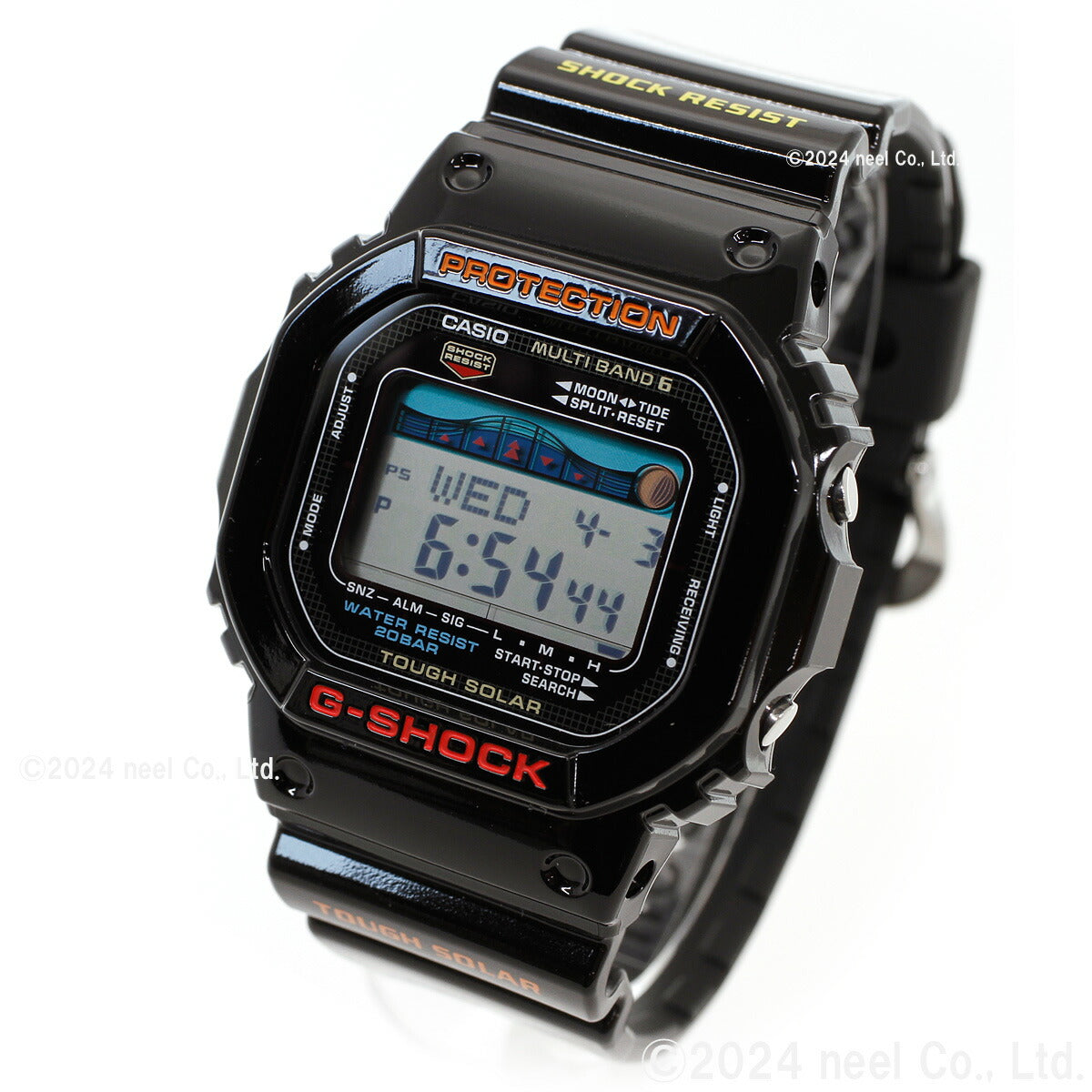 G-SHOCK 電波 ソーラー 電波時計 ブラック カシオ Gショック G-LIDE
