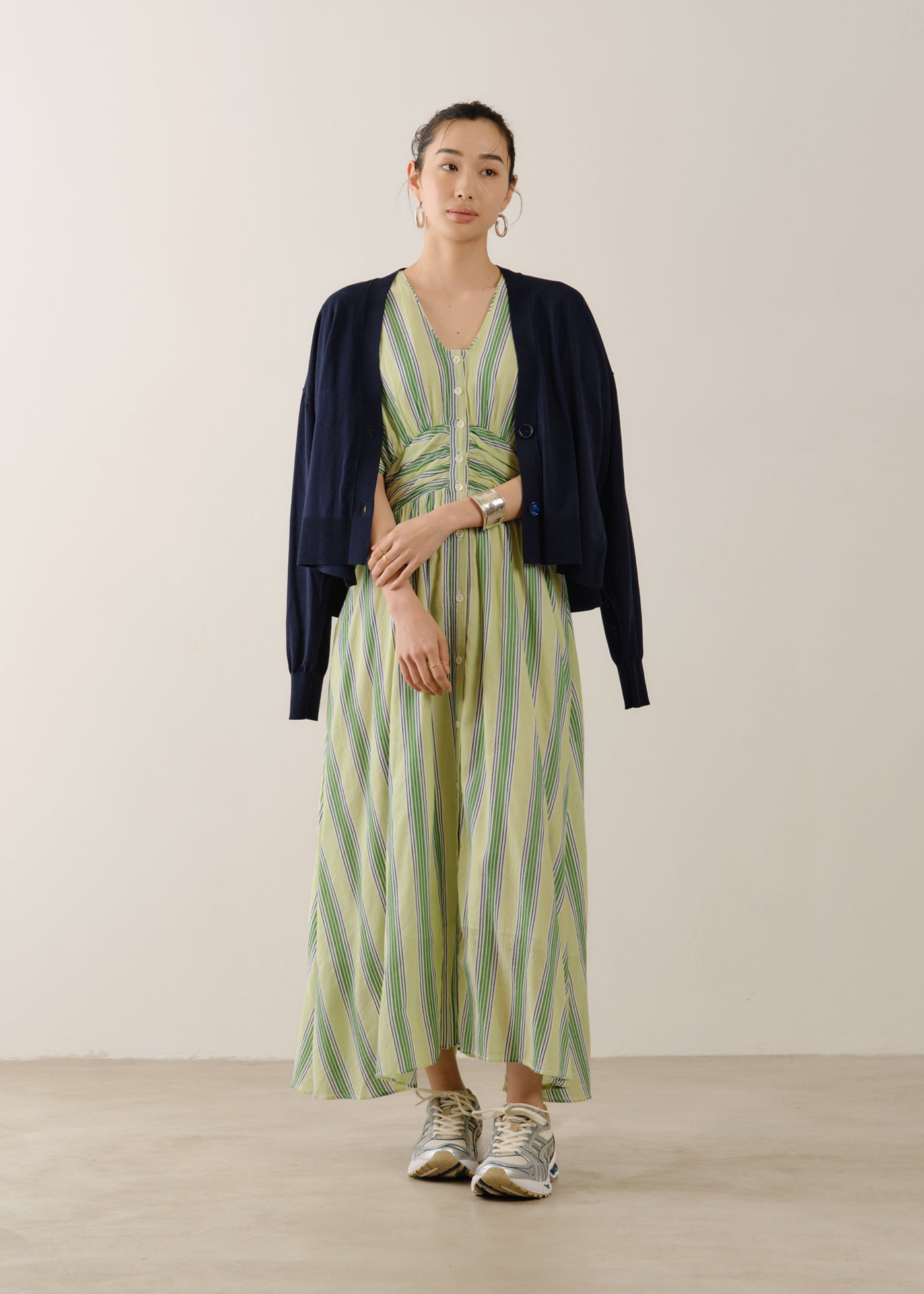 Ice Cotton Knit Cardigan | Pasand by ne Quittez pas | パサンドバイ