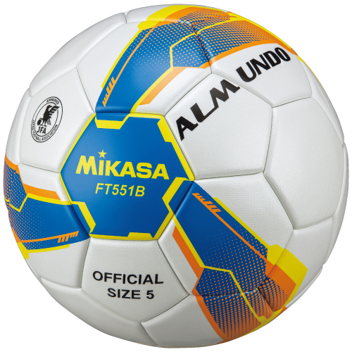ミカサ公式通販】FT551B-BLYサッカーボール 検定球5号 貼り | MIKASA