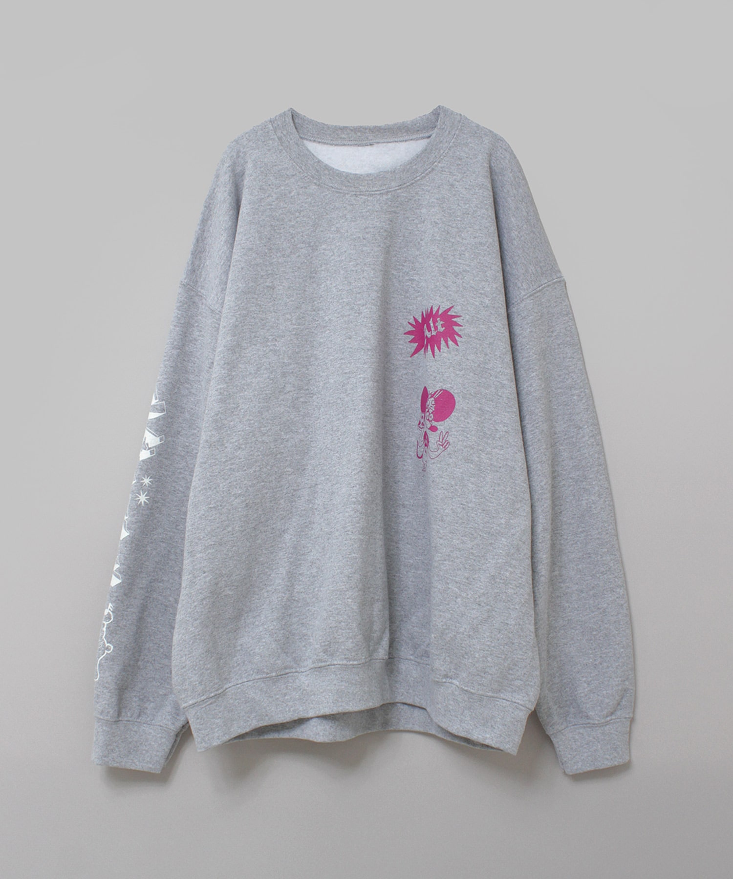 M2581 マウスプリントトレーナー(M 杢グレー): トップス - RNA ONLINE