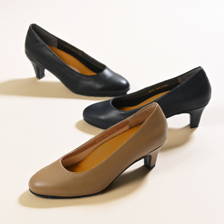 かるソフトラウンドトゥ5センチヒールパンプス | NEUTRAL公式