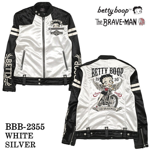 THE BRAVEMAN×BETTY BOOP ベティーブープ ボンディング ライダース