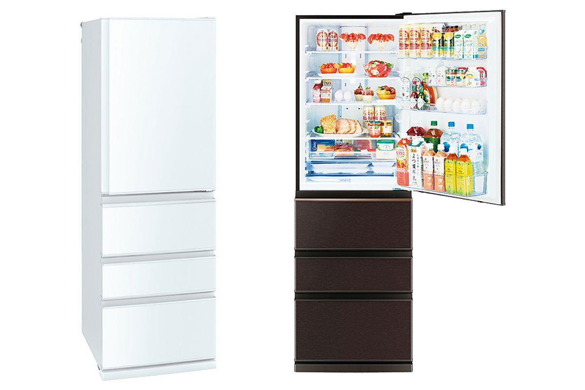 三菱電機、冷凍室を重視した4ドア冷凍冷蔵庫 - 3ドア／2ドアの新型も