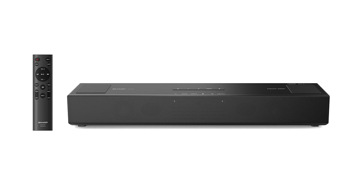シャープ、約3万円で立体音響を手軽に楽しむ新サウンドバー - 幅52cmで