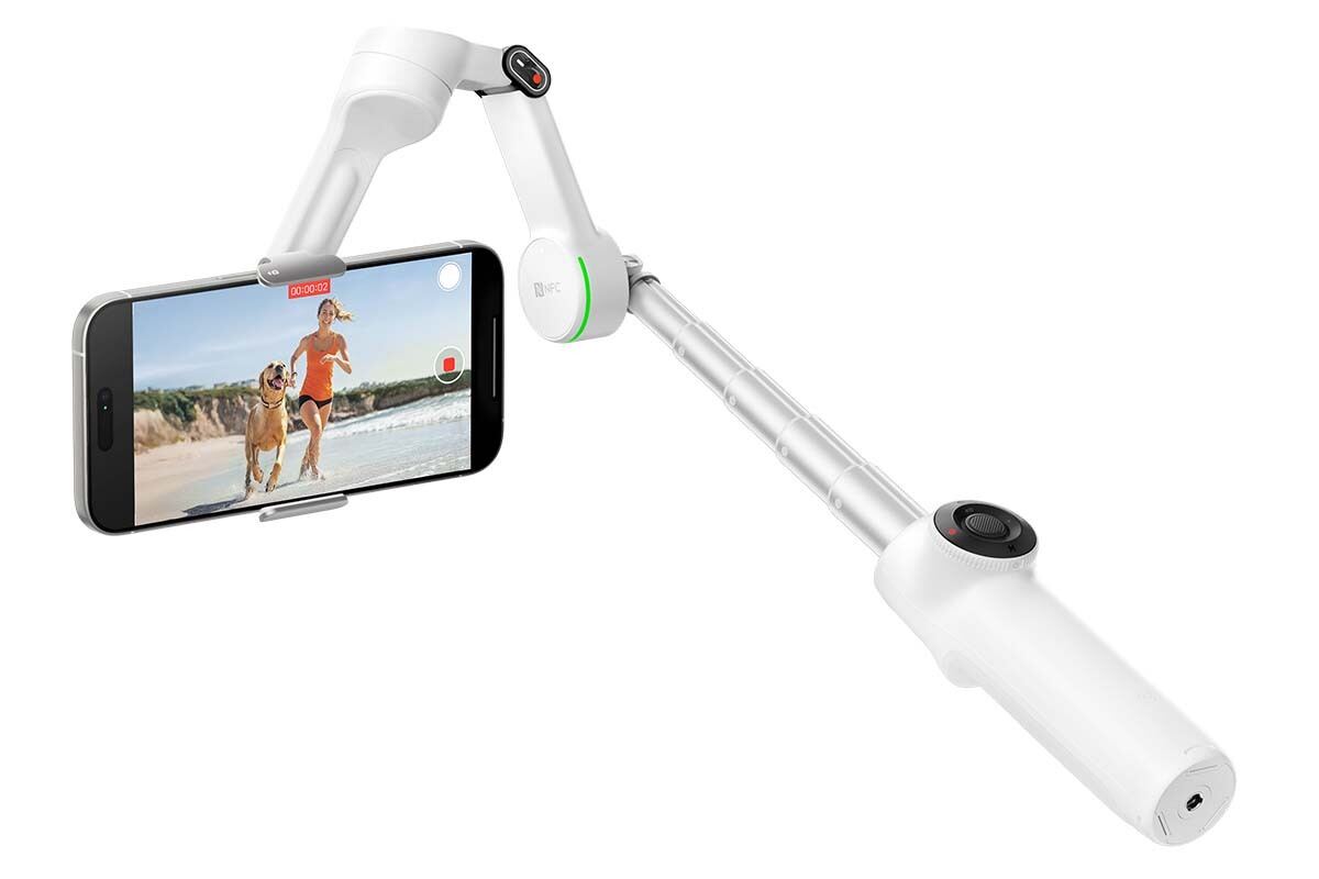 Insta360、スマホ用ジンバルの新版「Flow 2 Pro」 クレーン的な撮影も